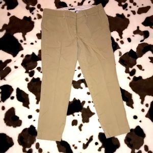 Khaki ankle pants
